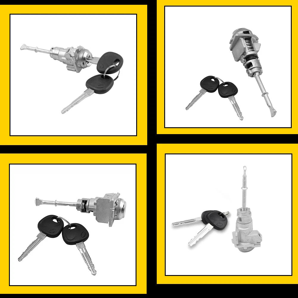 Driver Door Switch Lock Cylinder with 2 Keys for Hyundai Elantra (2017–2020)