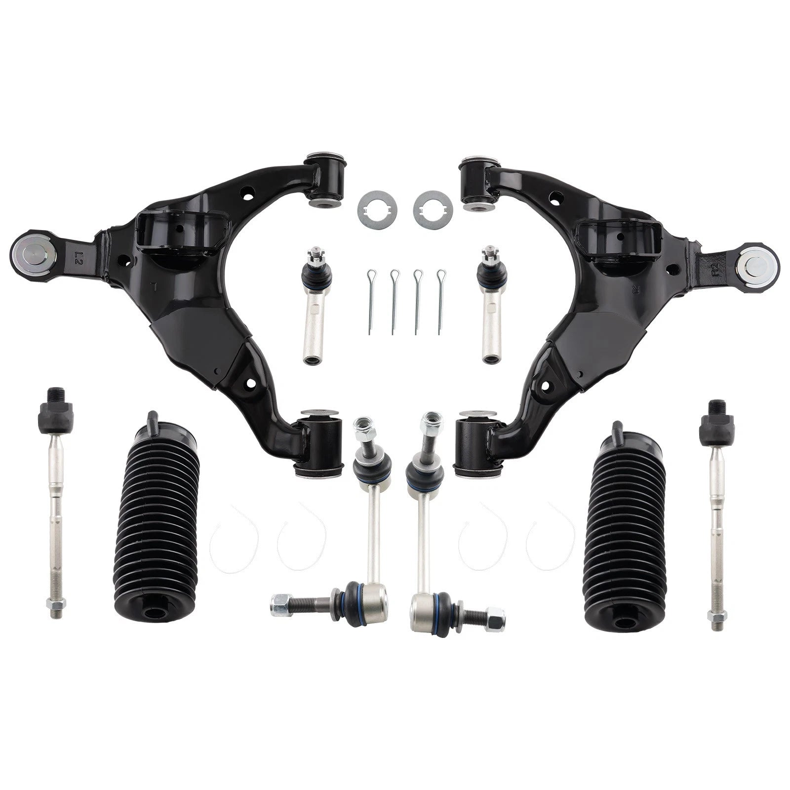 Set of 10 Front Lower Control Arms & Sway Bar End Links for GX470 2003-2009