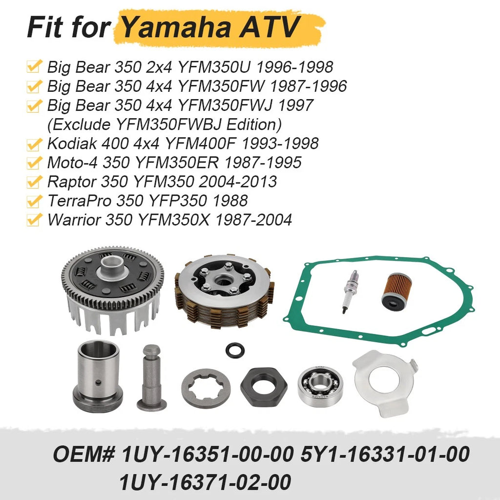 Clutch Assembly Basket Spacer w/Gasket for Yamaha TerraPro 350 (1988)
