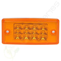 Set of 4 LED Amber Side Marker Turn Signal for Truck Trailer (12V)