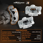 2X Front Brake Calipers w/ Bracket for Ford Fusion Lincoln MKZ Zephyr (2006–2012) 185000