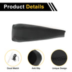 1 Pc Gear Shift Knob Cover for Honda Civic (2006–2011) Black Faux Leather