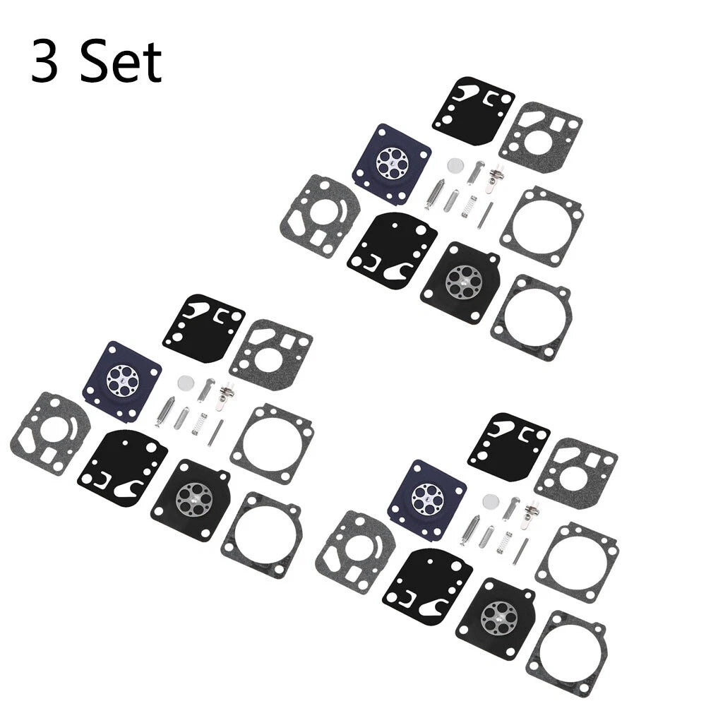 Set of 3 Carburetor Diaphragm Gasket Kit for ZAMA RB-29 (RB29)