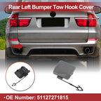 Tow Hook Cover Cap for BMW X5 E70 (2011–2013) No. 51127271815 Gray