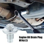 M14x1.5 Engine Oil Drain Plug Screw for Mercedes-Benz Dodge 