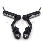 1.25" Adjustable Highway Long Mount Skull Footpeg for Harley Touring (2014–2023)