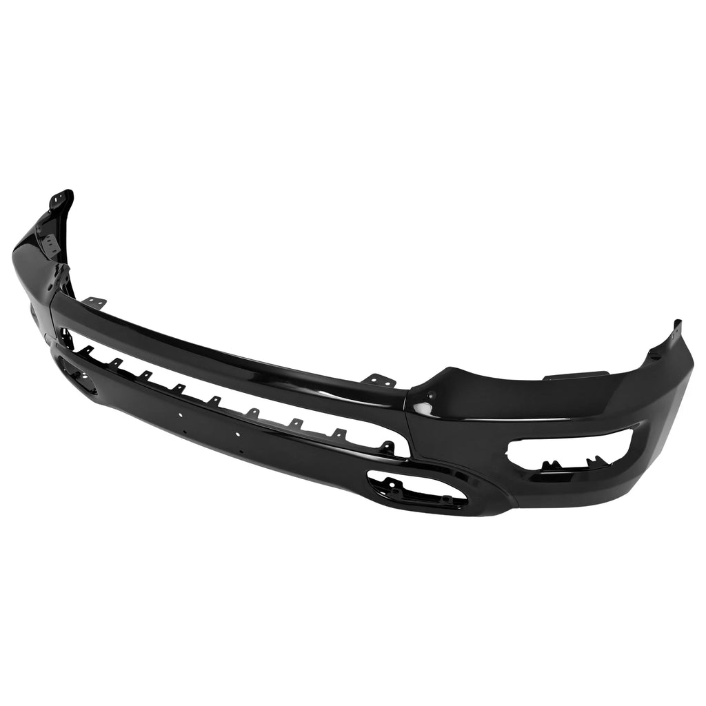 Front Bumper Face Bar for Ram 1500 (2019–2024) Powder Coated Black Steel