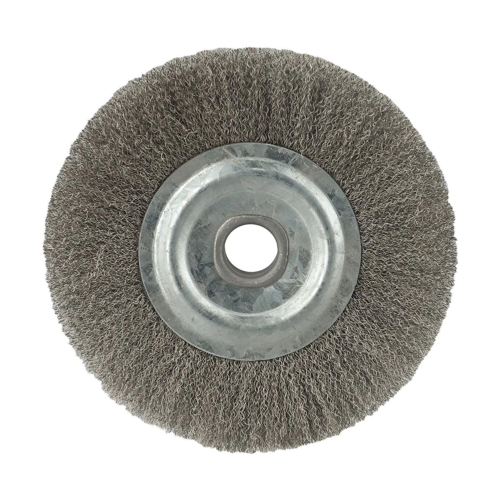 Stainless Steel Wire Wheel Brush for Deburring and Polishing (16mm Hole)