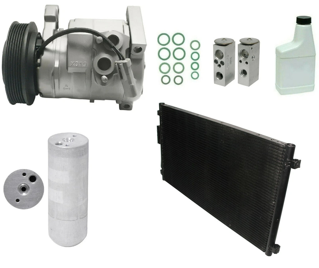 A C Compressor Kit Replacement with Condenser for Dodge Ram (2003–2008)