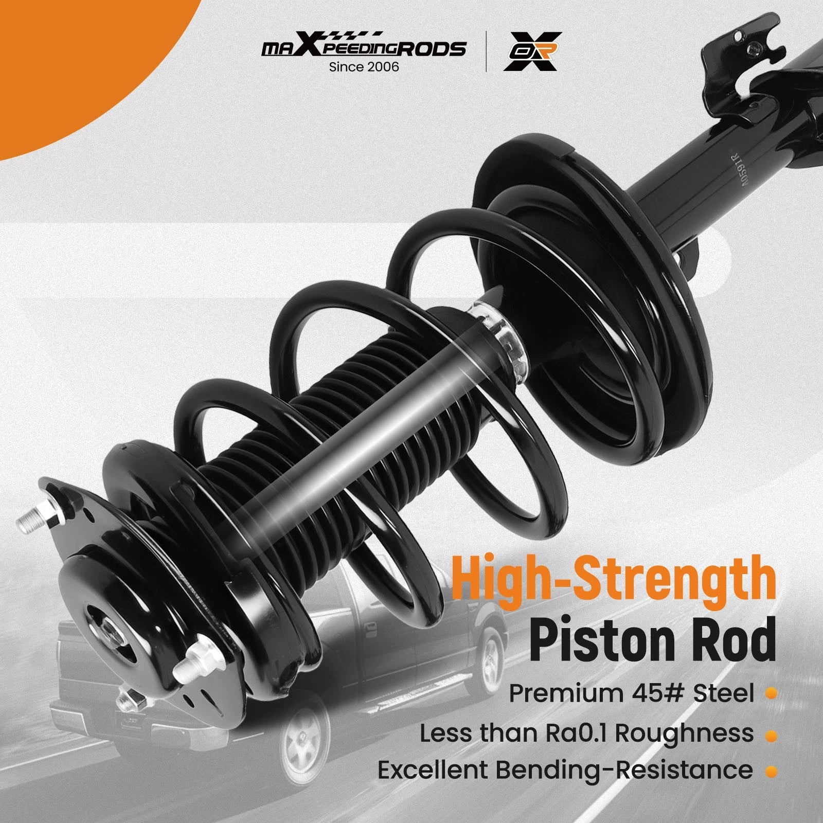Pair Front Strut Coil Spring Suspension for Toyota Highlander (2008–2011)