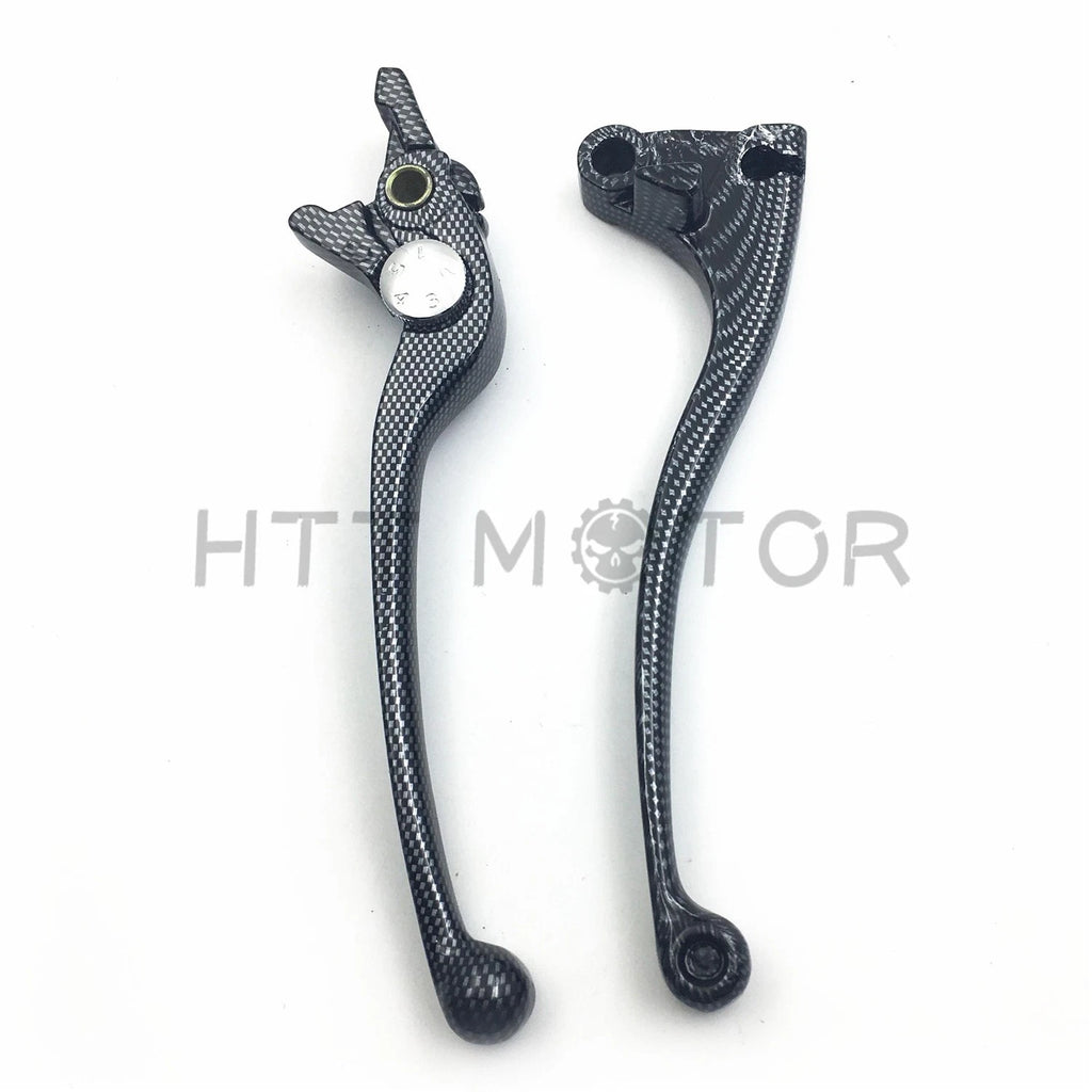 Brake & Clutch Hand Lever Carbon Replacement Set for Kawasaki ZX10R (2004–2005)