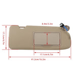Sun Visor Right Passenger with Lights & Mirror for Honda CR-V (2017–2022)