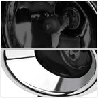 Pair of Smoked Lens Fog Lights for Nissan Pathfinder (2013–2016) + Chrome Covers + Switch