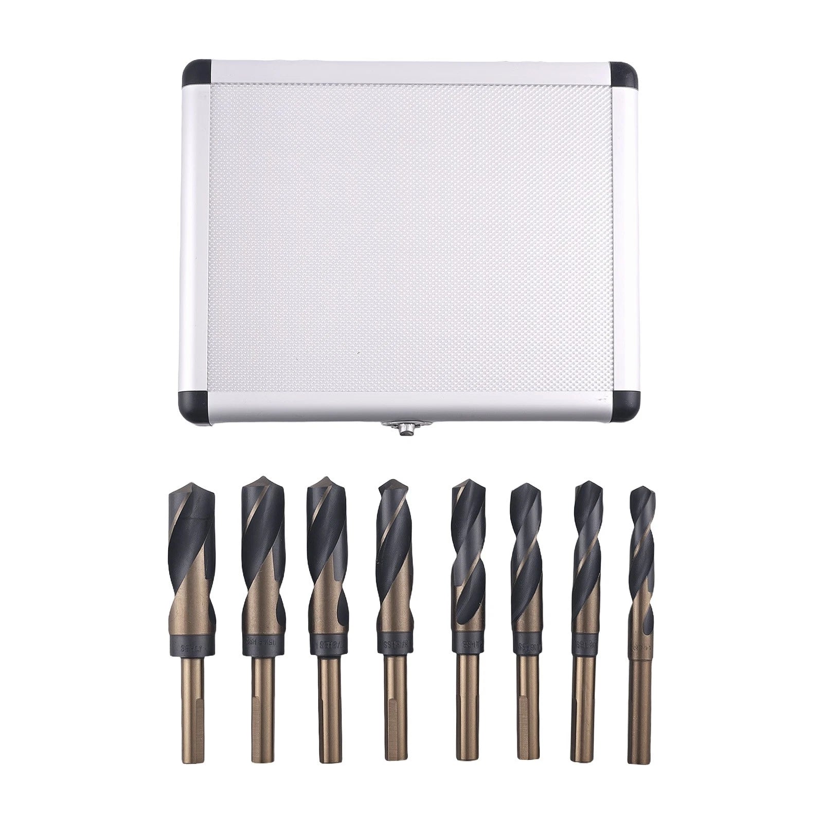 8-Piece Wood Drilling Bit Kit HSS with Case