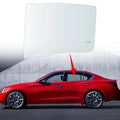 Driver Side Rear Door Window Glass for Infiniti Q50 (2014–2024) Tempered
