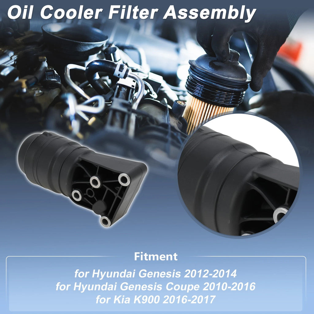 Engine Oil Filter Housing for Hyundai Genesis (2012–2014) No. 263003C701