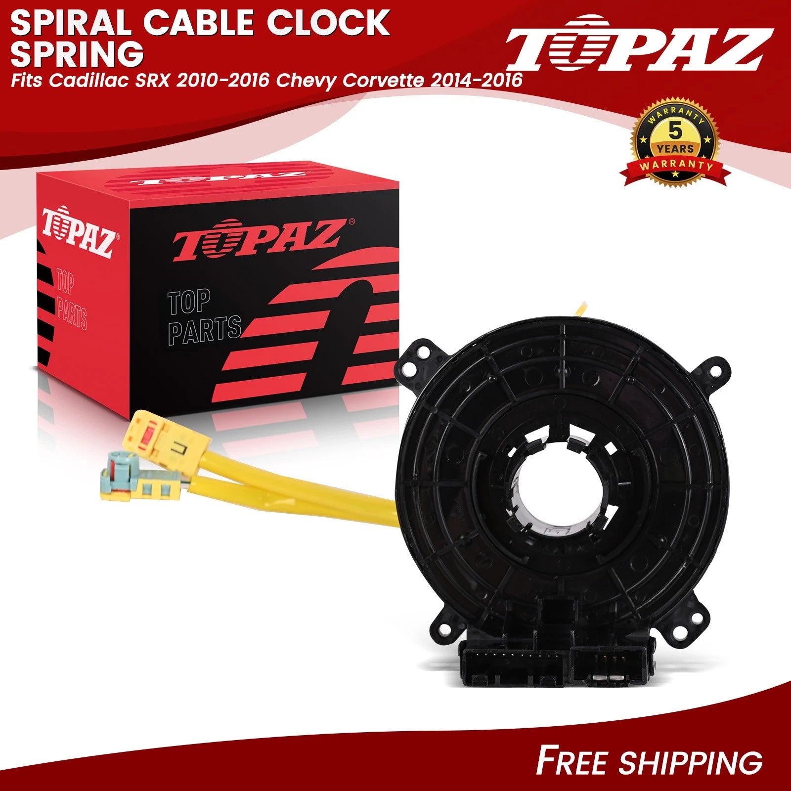 Spiral Cable Clock Spring for Cadillac SRX (2010–2016) & Chevy Corvette (2014–2016)