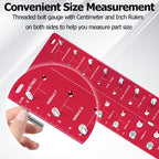 Thread Checker Gauge for Inch and Metric Screws