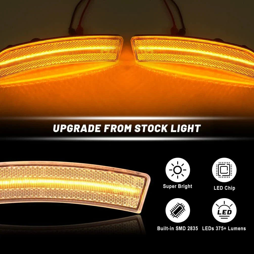 LED Side Marker Light Clear Lens for Toyota GR86 Subaru BRZ (2022–2024)