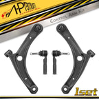 Set of 4 Front Control Arm, Ball Joint & Tie Rod for Jeep Compass Patriot (2007–2017)
