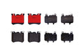Set of 4 Front Ceramic Disc Brake Pads for BMW E70 E71 F15 F16 X5 X6 (2010–2014)