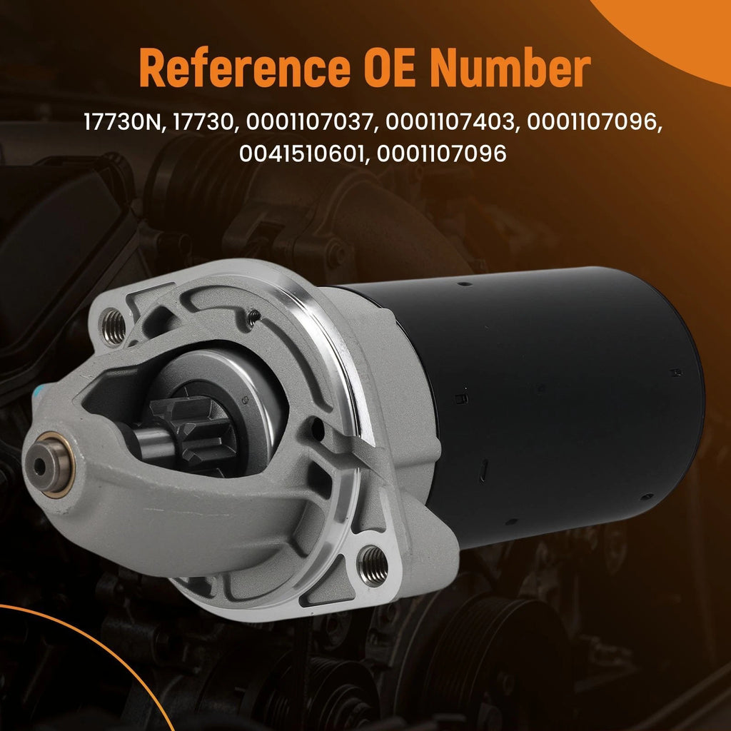Starter Motor for Mercedes-Benz SLK230 (1998–2004) 12V 1.2KW