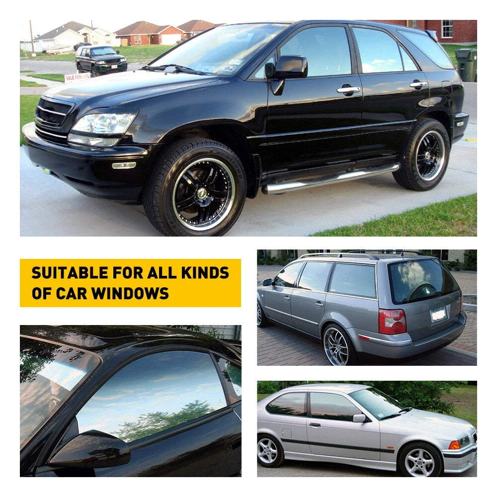Uncut Roll Window Tint Film 5% VLT for Car Home Office Glass (20"x10')