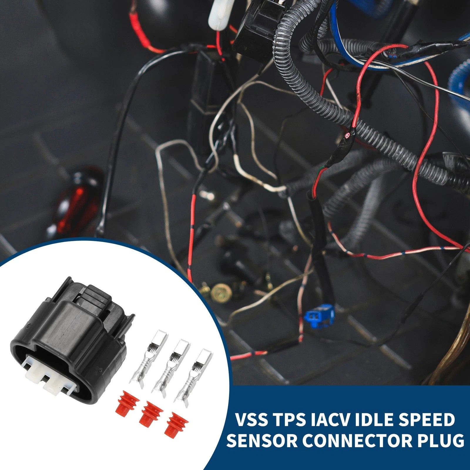 Idle Speed Sensor Connector Plug for Toyota (VSS, TPS, IACV)