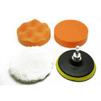 Buffer Pads 4Inch Polishing Sponge Drill Adapter for Car Polisher