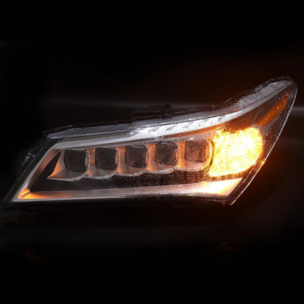 Set of 2 LED Headlight Assembly for Acura MDX (2014–2016)