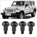 4 x Torx Soft Top Bow Roll Bar Bracket Mounting Screws for Jeep Wrangler (97-17)