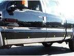 8p LuxuryFX Chrome 5 1/2' Accent Door Molding Trim for 2008-2010 Ford Super Duty