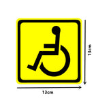 Handicap Sign Wheelchair Accessible Car Decal Stickers