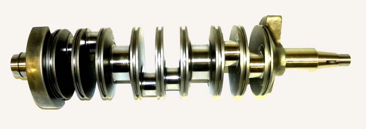 WSM Crank Shaft for Yamaha 150-200 HP V6 (90 Degree, Small Taper) 850-340