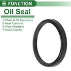 Set of 5 Oil Seal Rotary Shaft Seal NBR Rubber 55x63x5mm