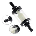 Inline Reusable 8MM 5/16 Motorcycle Gas Fuel Filter