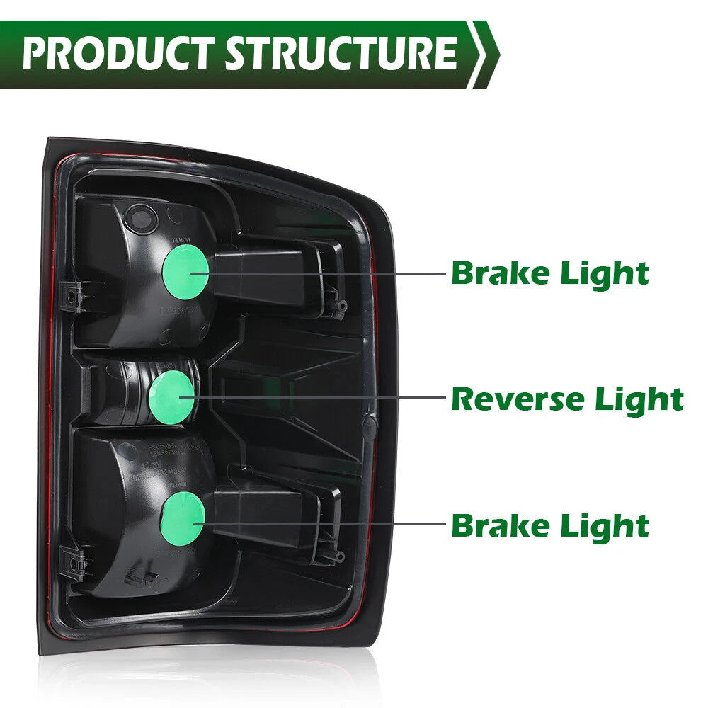 Left Rear Tail Light Brake Lamp for Chevy Silverado (2014–2019)