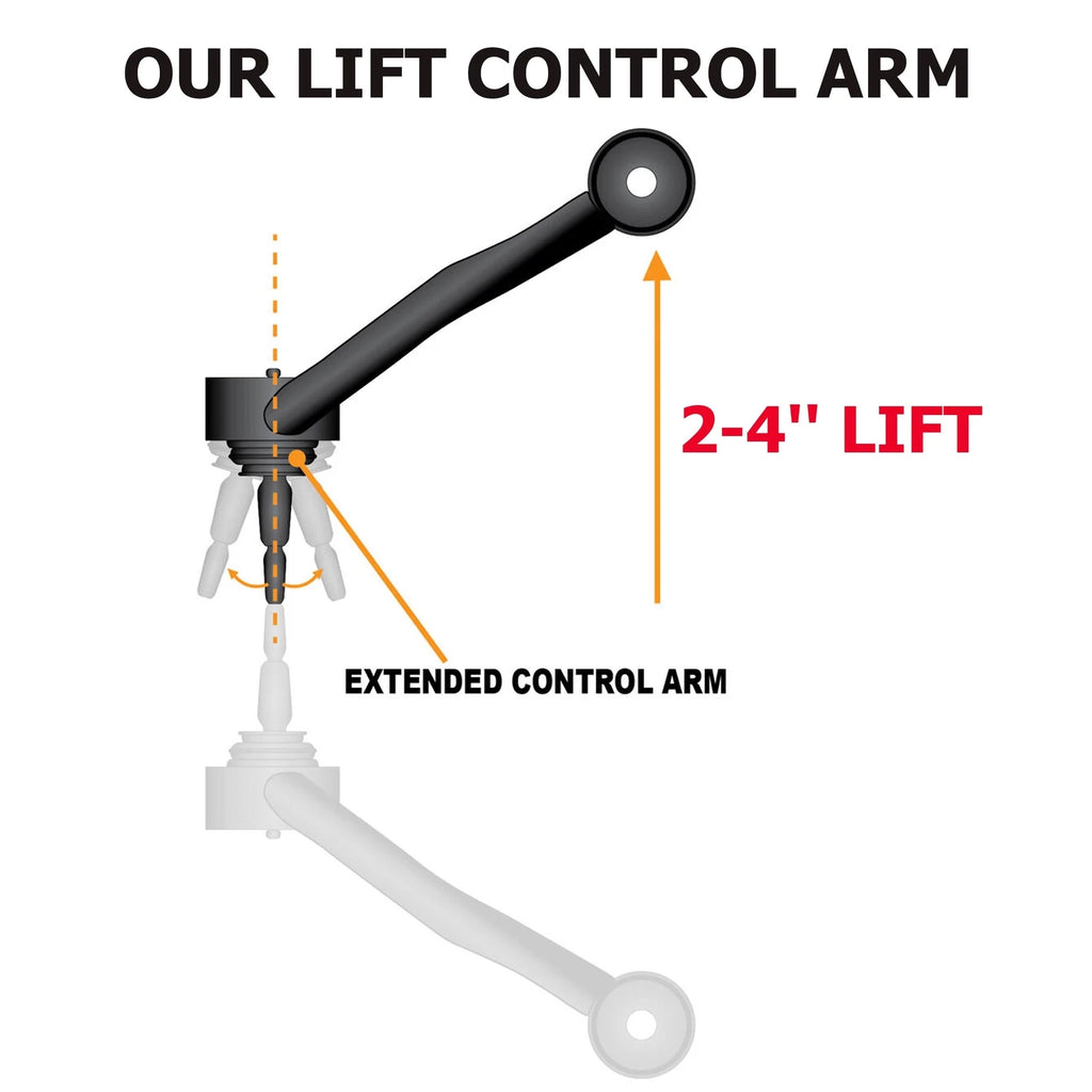 2-4" Lift Front Upper Control Arm Suspension Kit for Ford F150 (2009-2023)