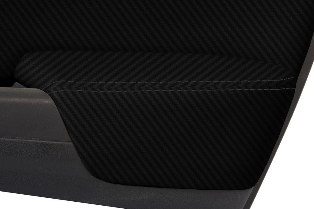 Carbon Fiber Front Door Armrest Cover for Honda Civic (2012–2015)