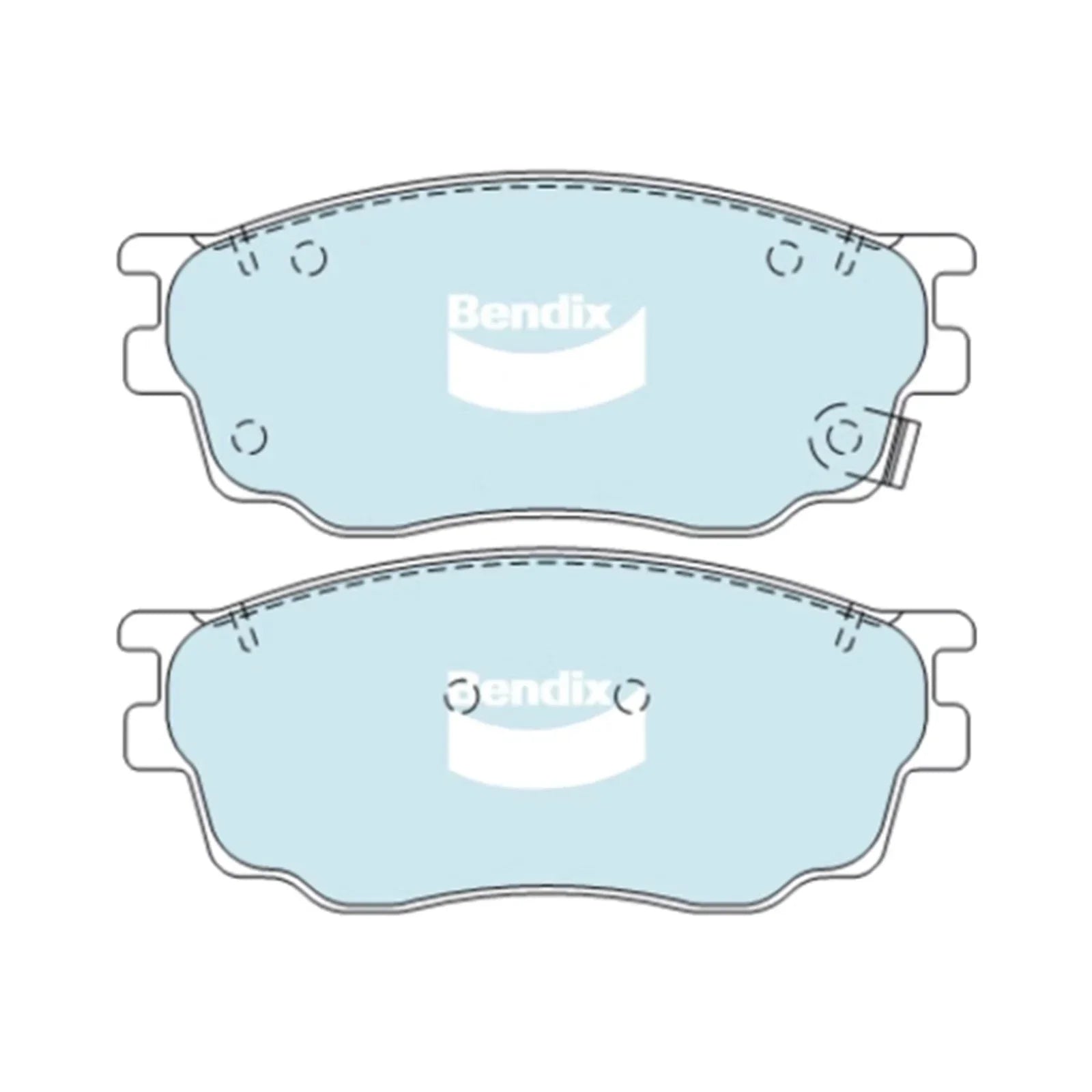GCT Front Disc Brake Pads Set for Mazda 6 (2002-2005)