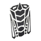 Silver Motorcycle Oil Fuel Tank Pad Cover Guard Protector Decal Sticker