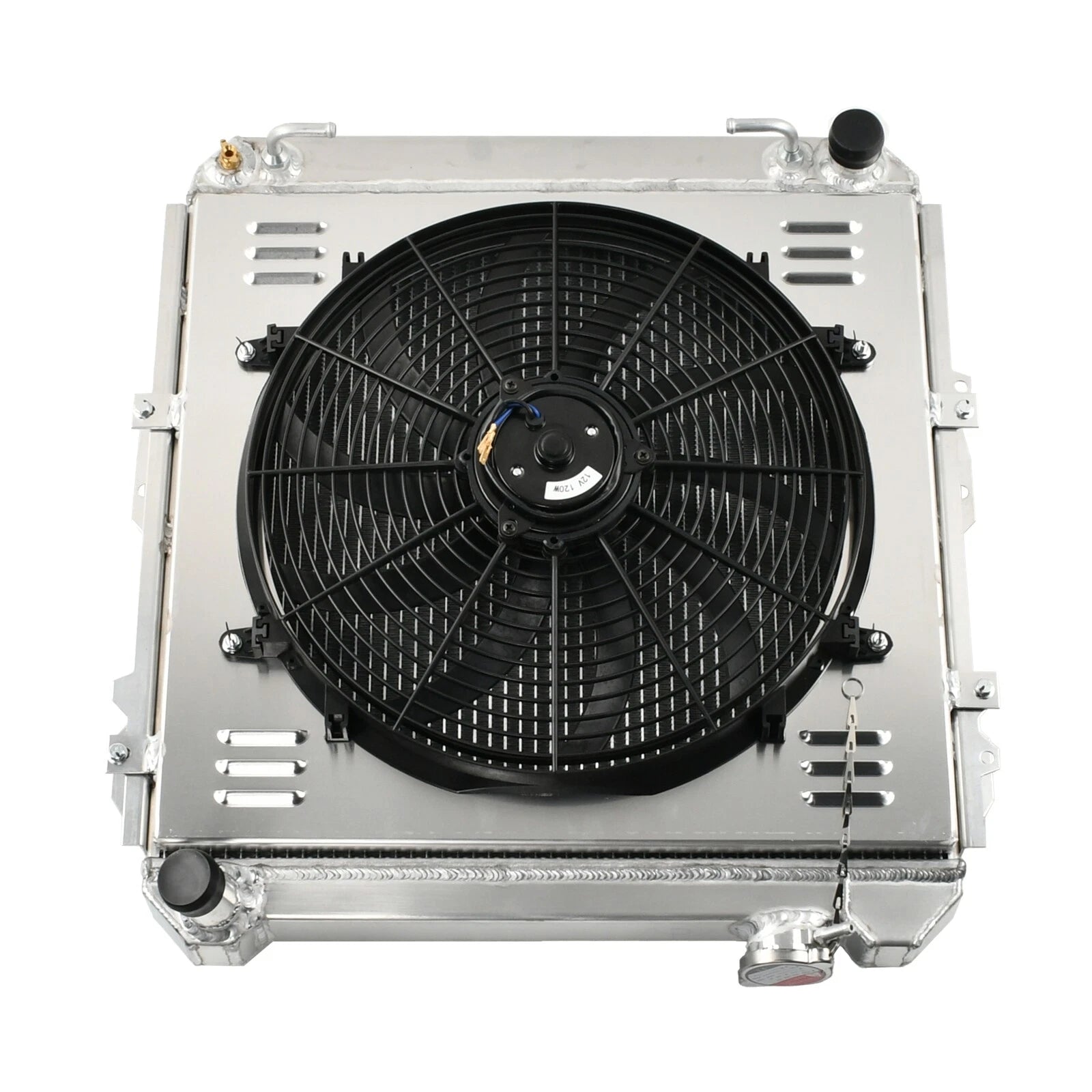 3 Row Aluminum Radiator Shroud Fan for Toyota Pickup 4Runner (1988–1995)