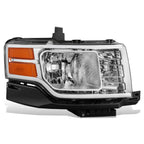 Chrome Housing Amber Corner Headlight Lamp for Ford Flex (2009–2012)