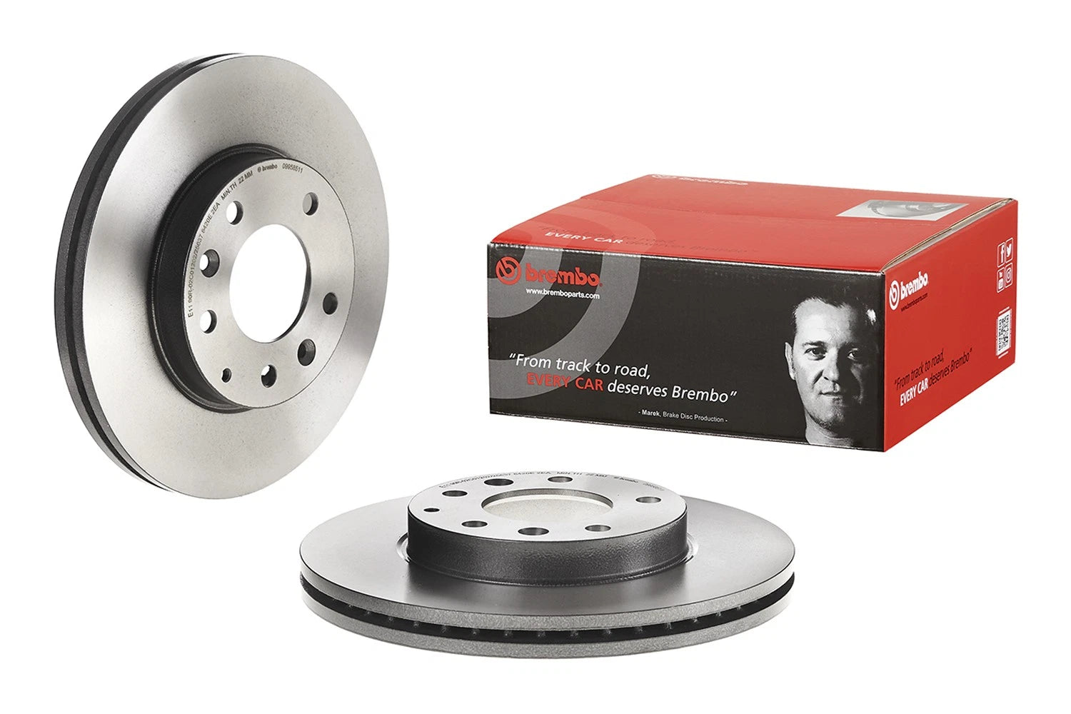 Brembo Brake Disc Rotor for Mazda 626, 929, Protege (273.5mm)