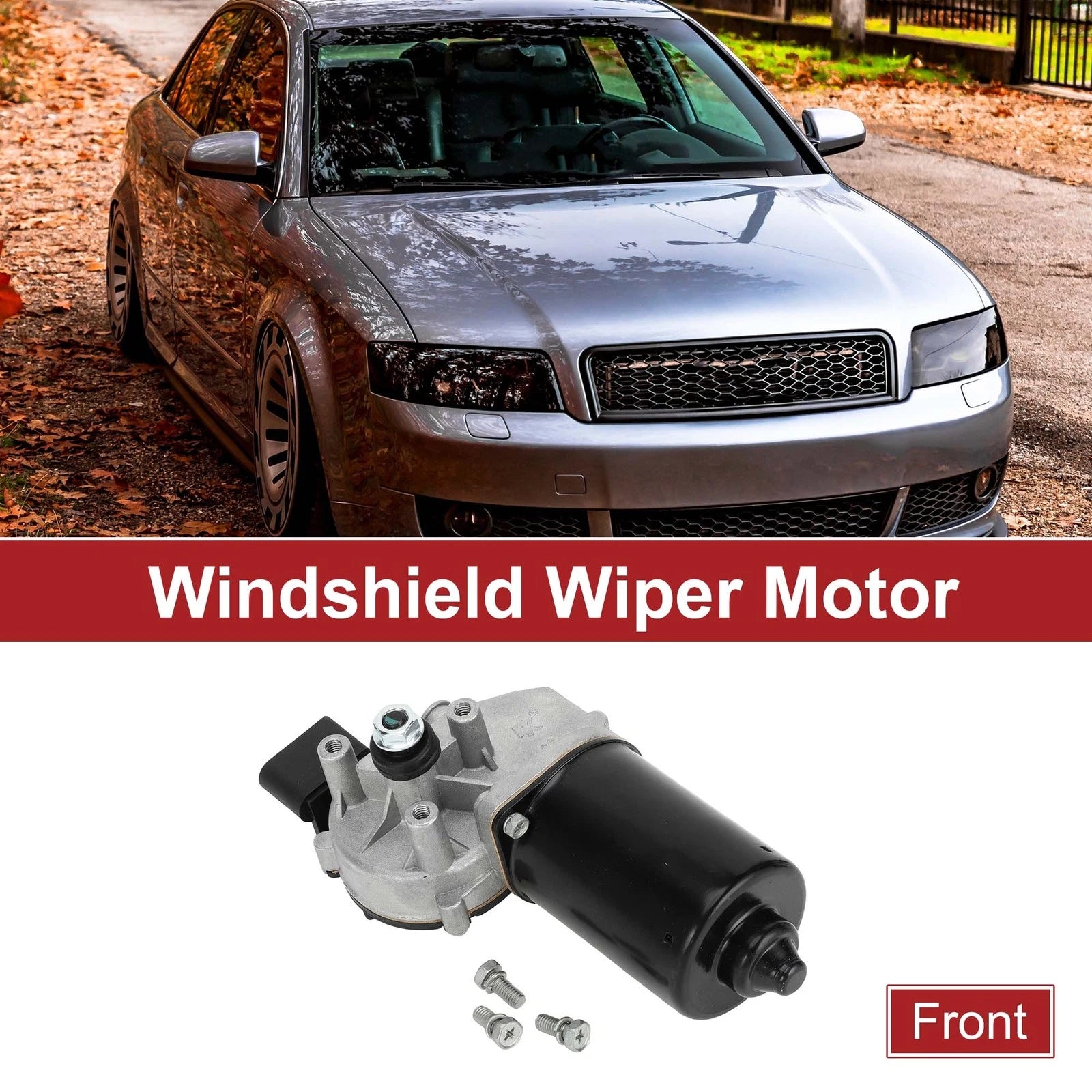 Front Windshield Wiper Motor for Audi A4 A6 (1999–2003) No. 8D1955113C