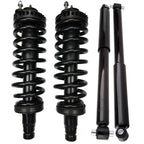 Set of 4 Complete Shock Strut Coil Springs for Chevy Trailblazer (2002–2009)