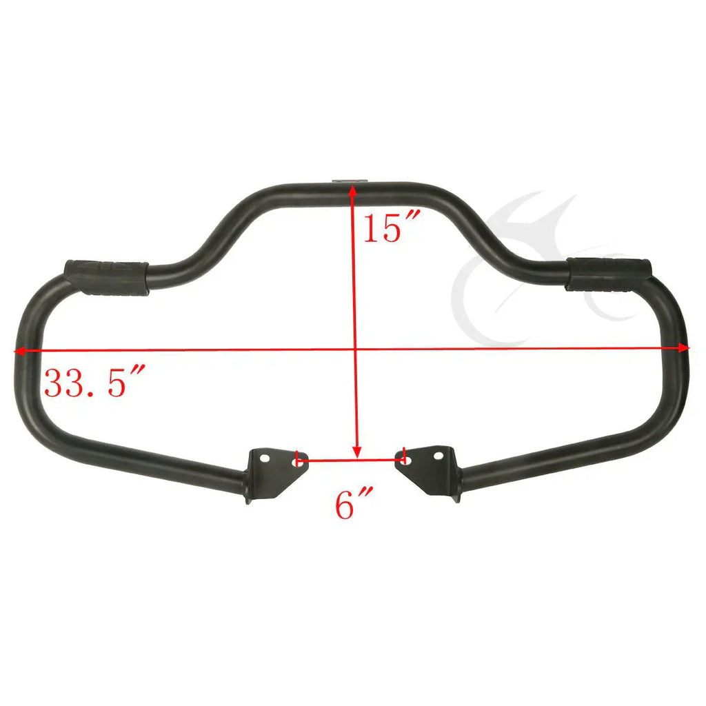 1 1/4" Mustache Engine Guard Crash Bar for Harley Street Bob, Low Rider (2018-2023)