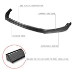3Pc Front Bumper Lip Splitter for VW Golf (2018–2021) Carbon Look