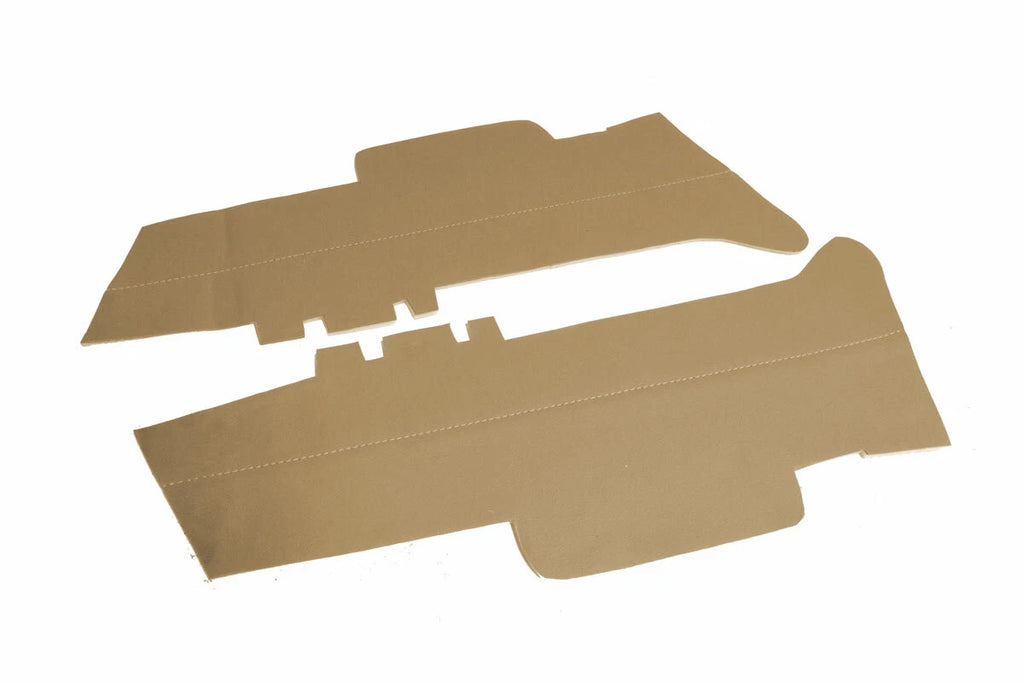 Front Right Door Panel Cover for Acura TL (2009–2014) Beige PVC Leather
