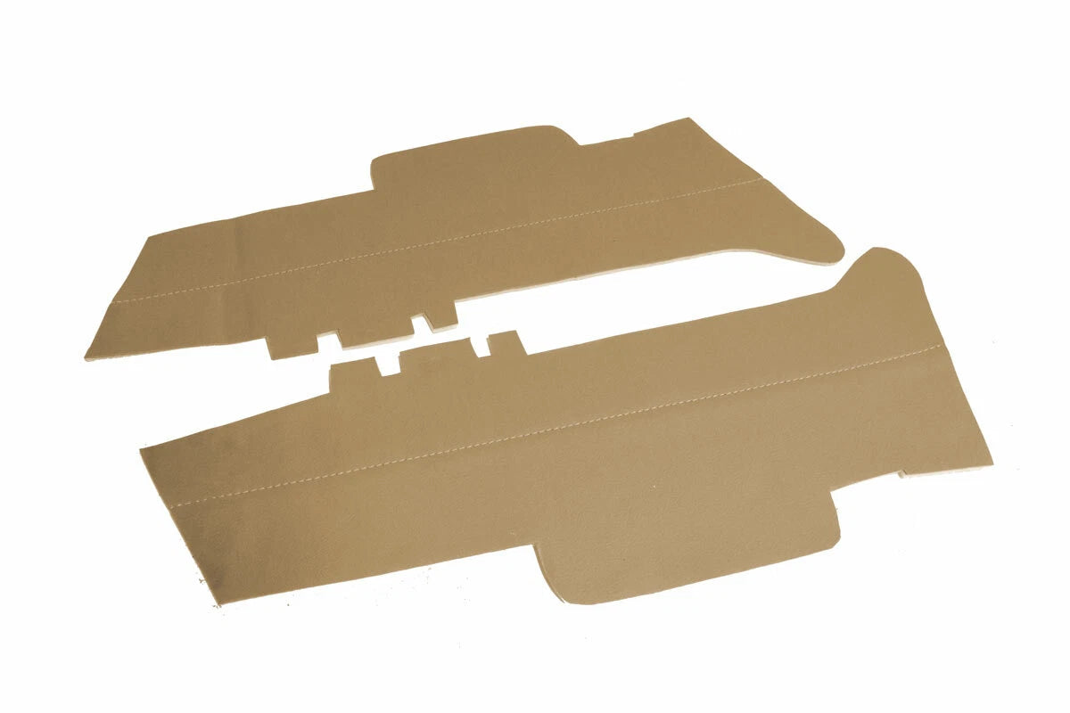 Front Right Door Panel Cover for Acura TL (2009–2014) Beige PVC Leather